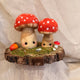Woodland Toadstools – One-of-a-Kind Needle Felted Scene